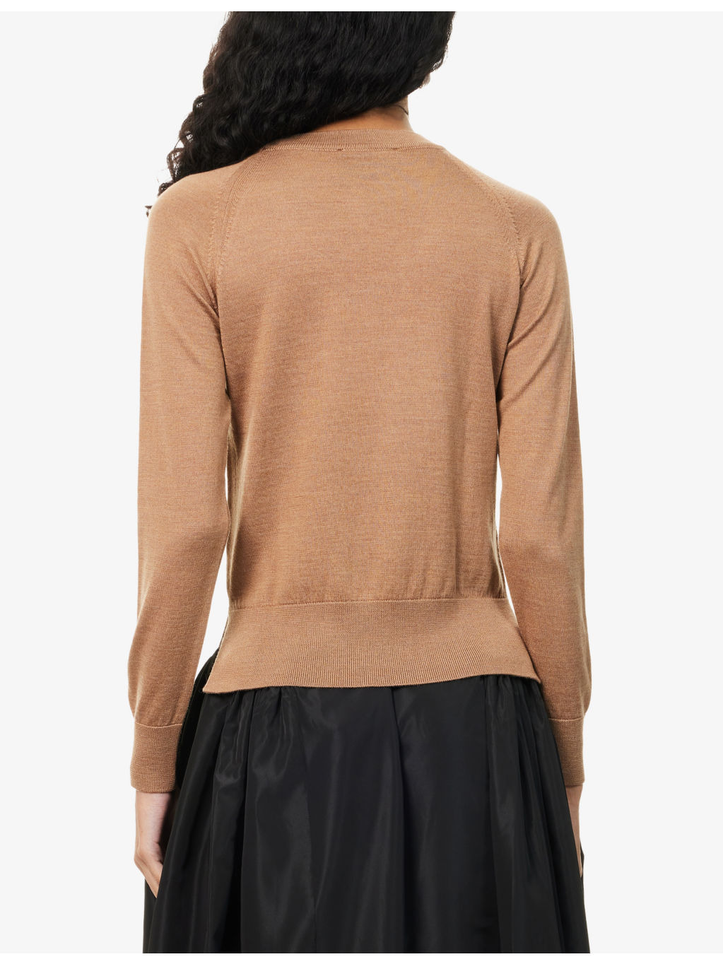 Embellished Round-Neck Wool And Silk Jumper - 4