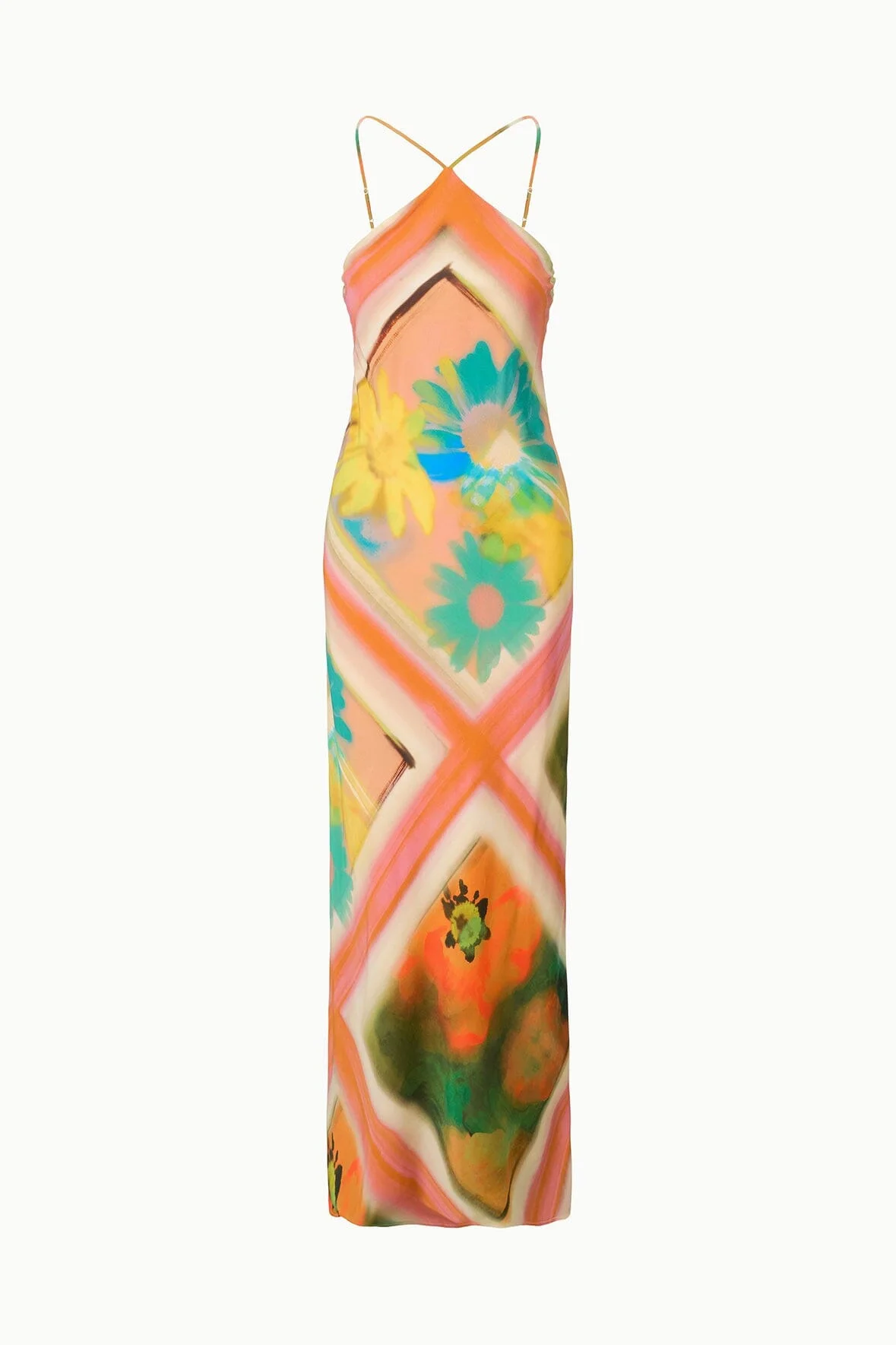 STAUD CUBISM DRESS SUPERBLOOM SCARF - 1