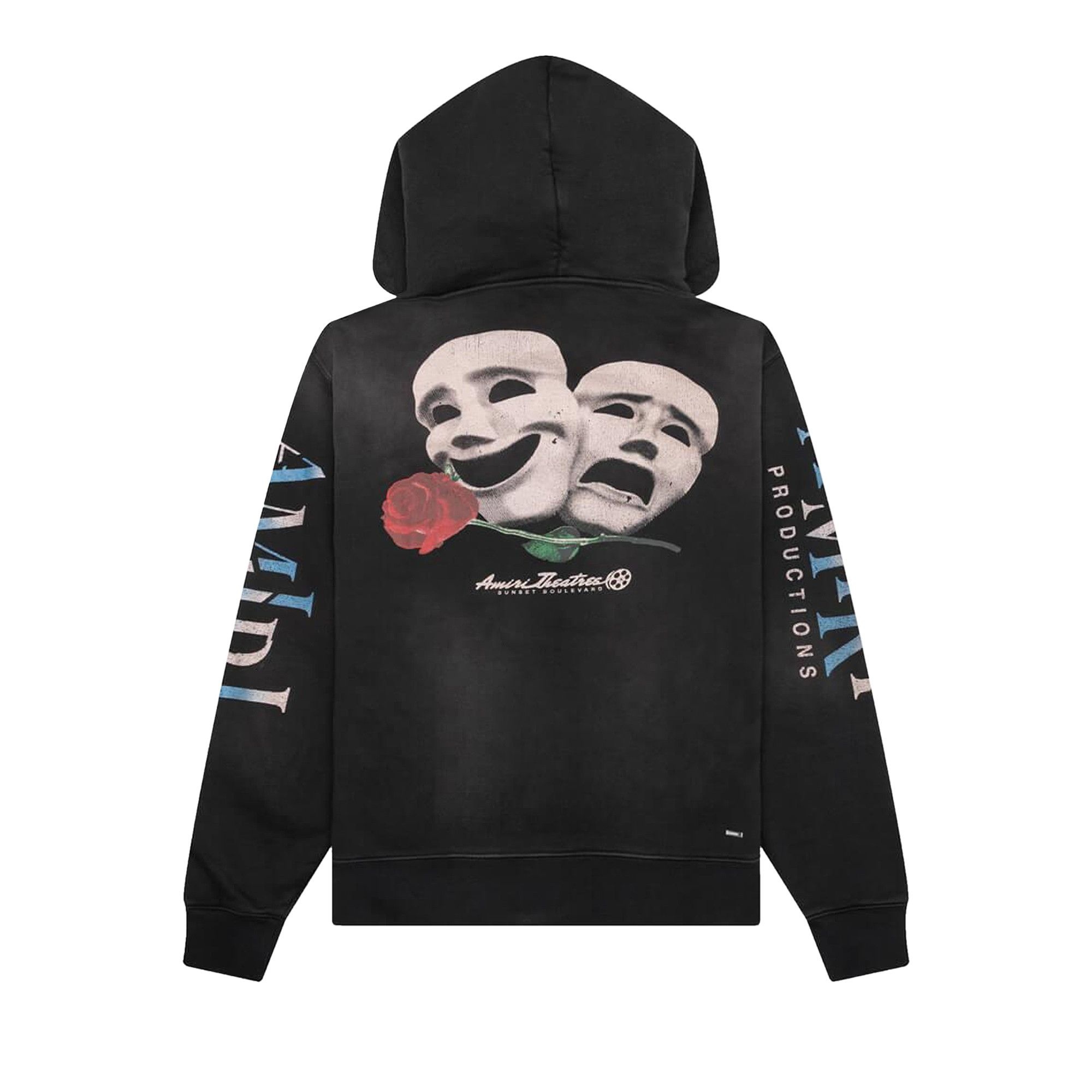 Amiri Theatre Masks Hoodie 'Black' - 2