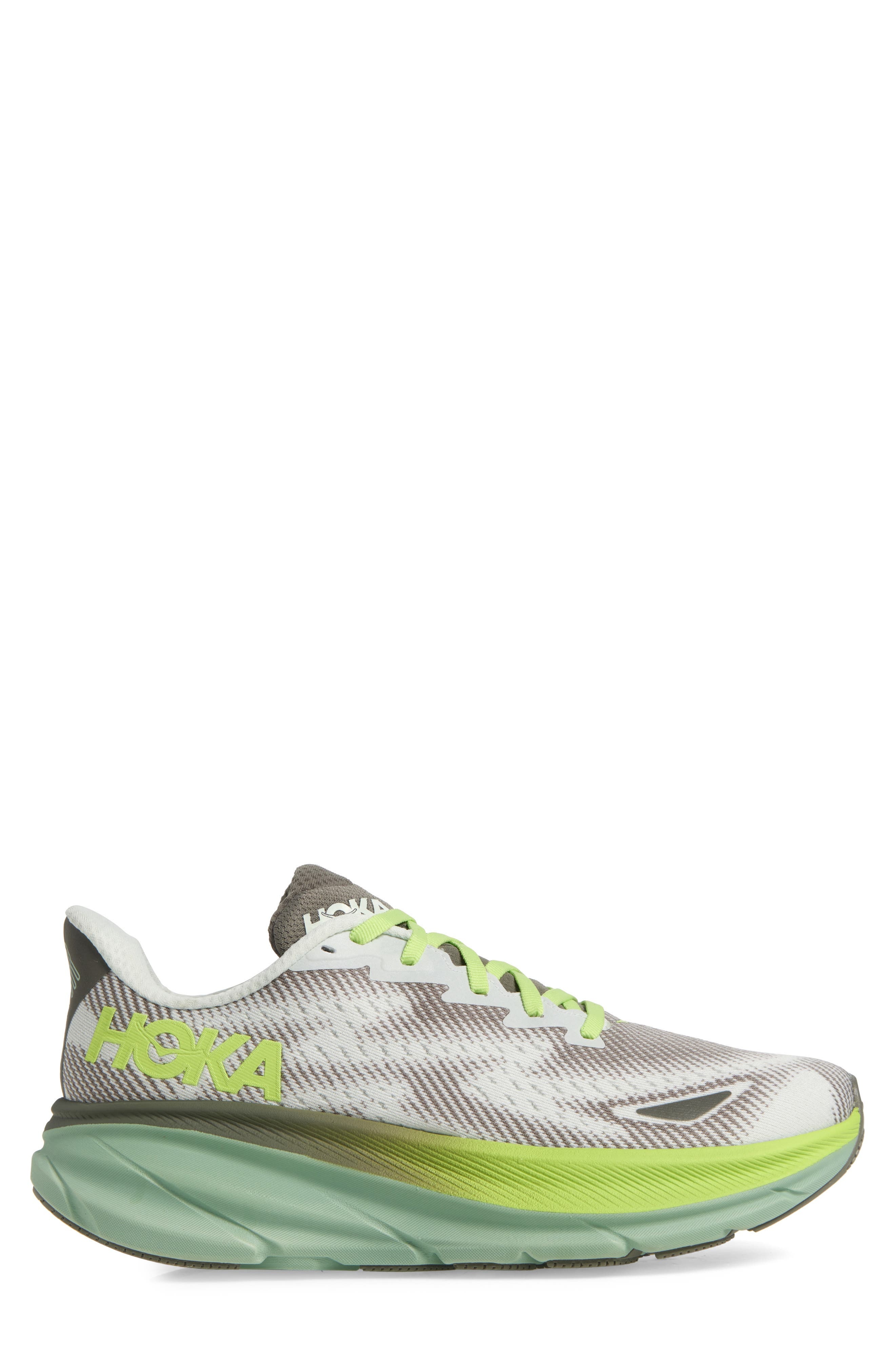 HOKA Clifton 9 Gore-Tex® Waterproof Running Shoe in Slate /Aloe Vera at Nordstrom - 3