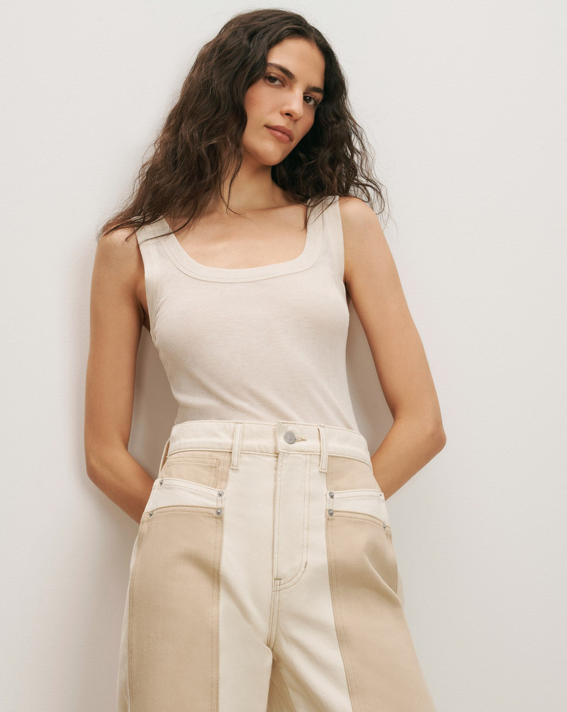 VERONICA BEARD BELVEDERE KNIT TANK TOP outlook