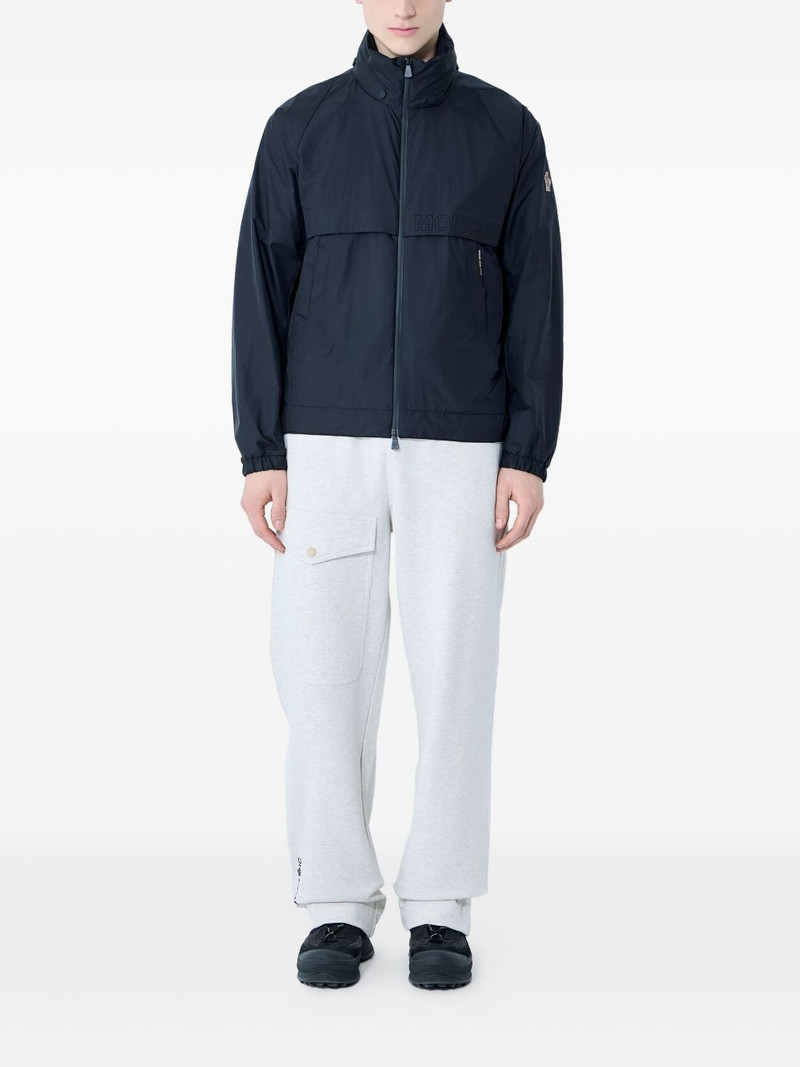 Moncler Grenoble logo-patch hooded jacket outlook