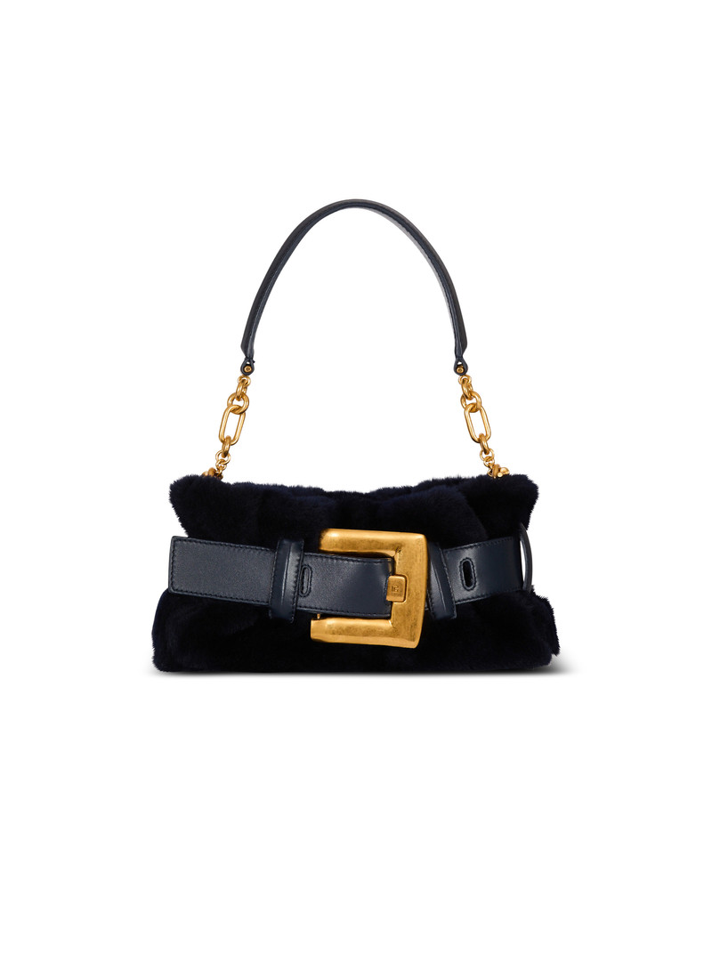 Mini Anthem bag in shearling 1