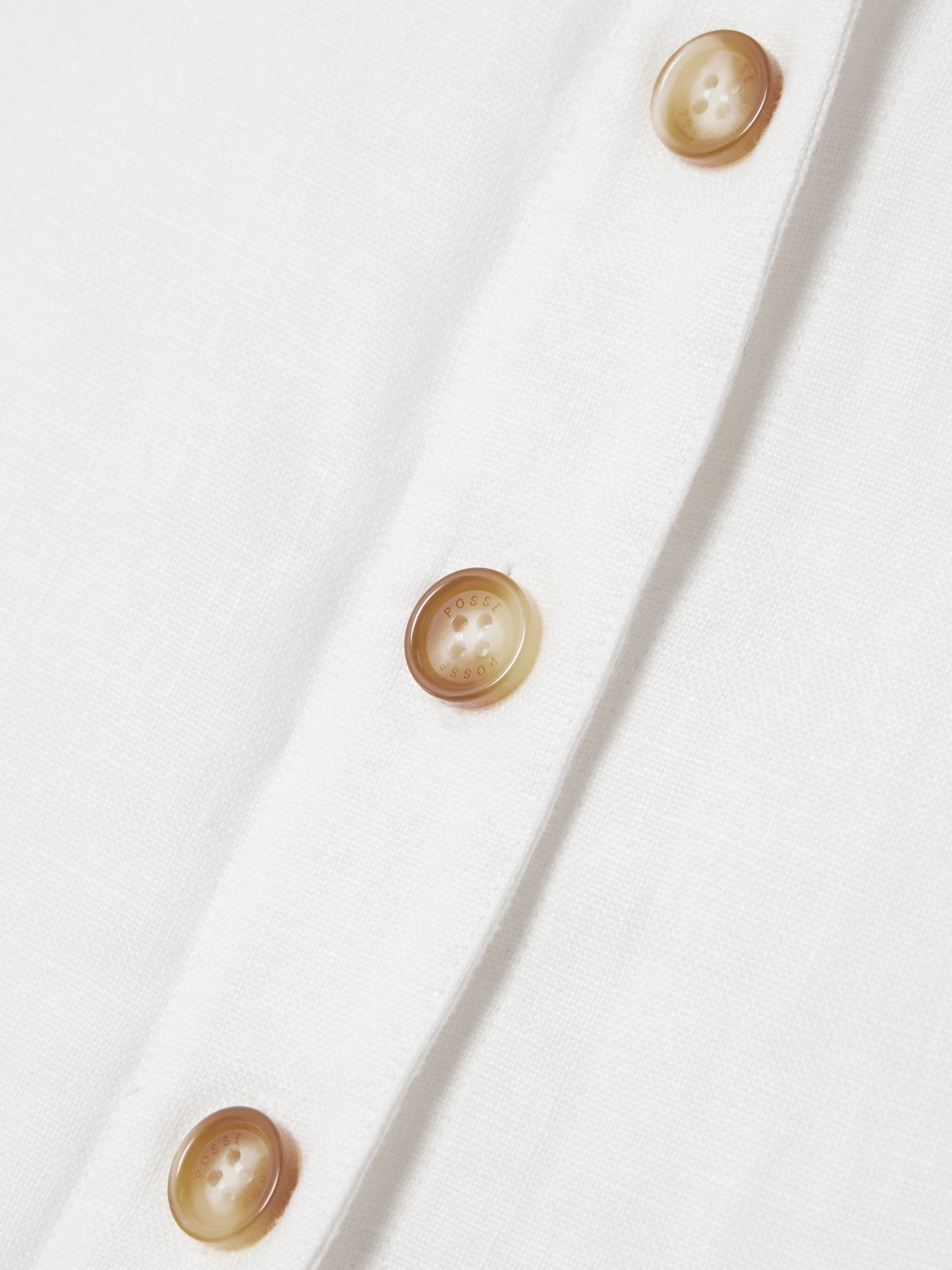 Emma linen mini dress Ivory - 4