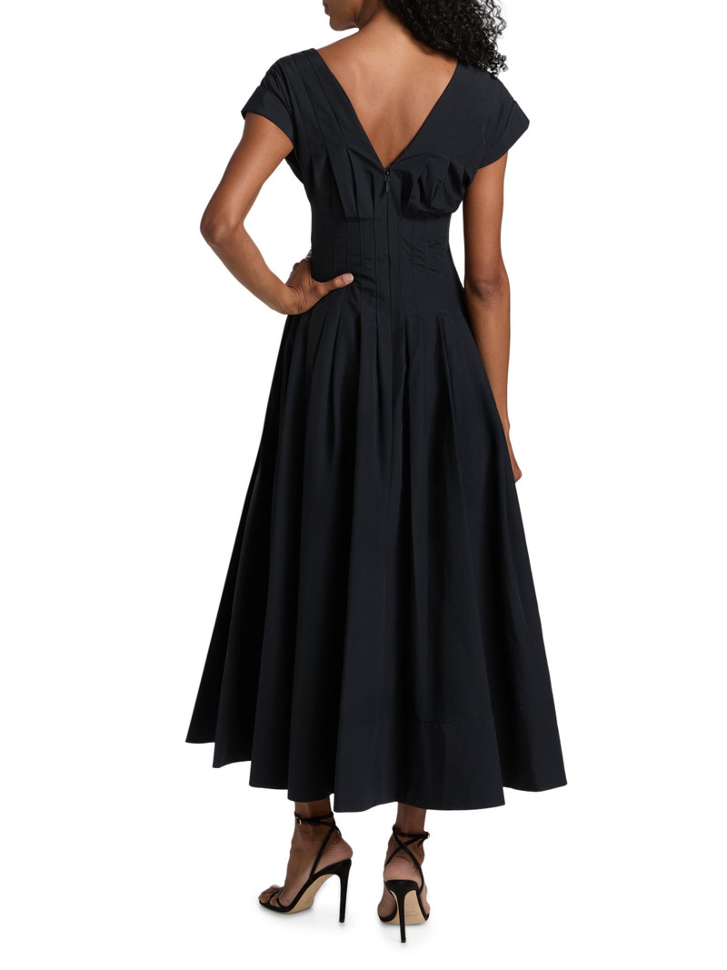 Women's Nina Pleated Midi-Dress - Midnight 5