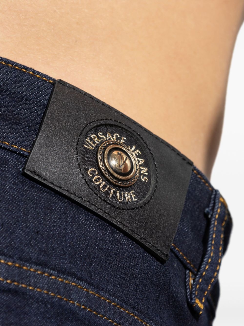 logo-patch jeans - 5