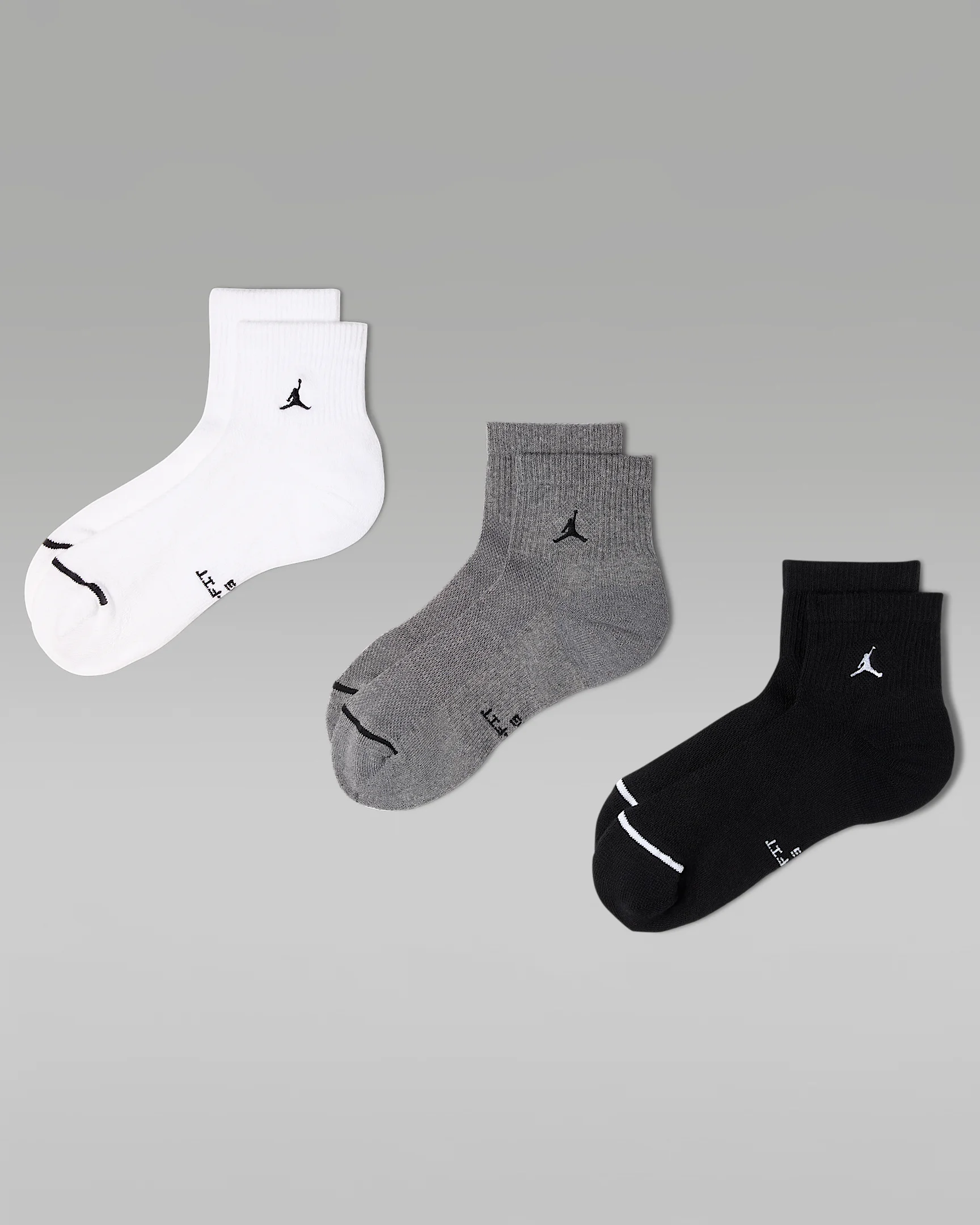 Jordan Everyday Elevated Ankle Socks (3 Pairs) - 1