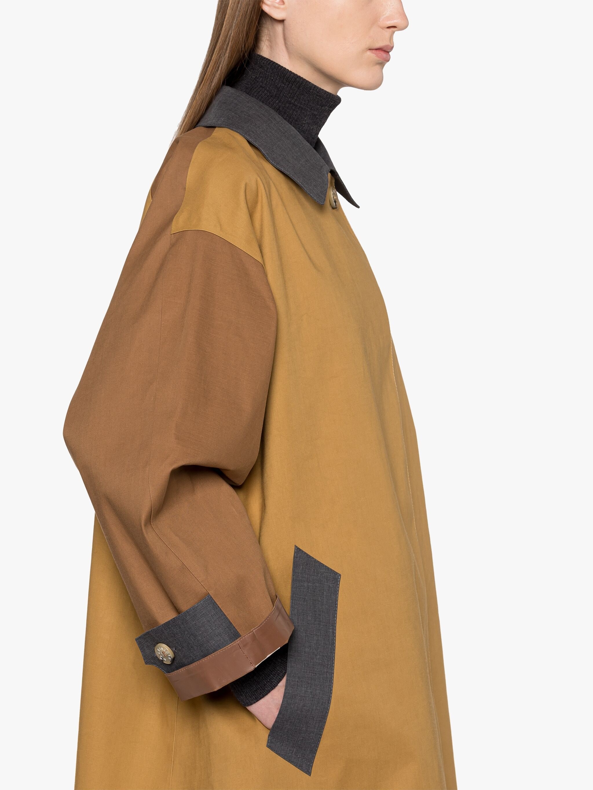 BOWLAND AUTUMN BONDED COTTON LONG COAT - 5
