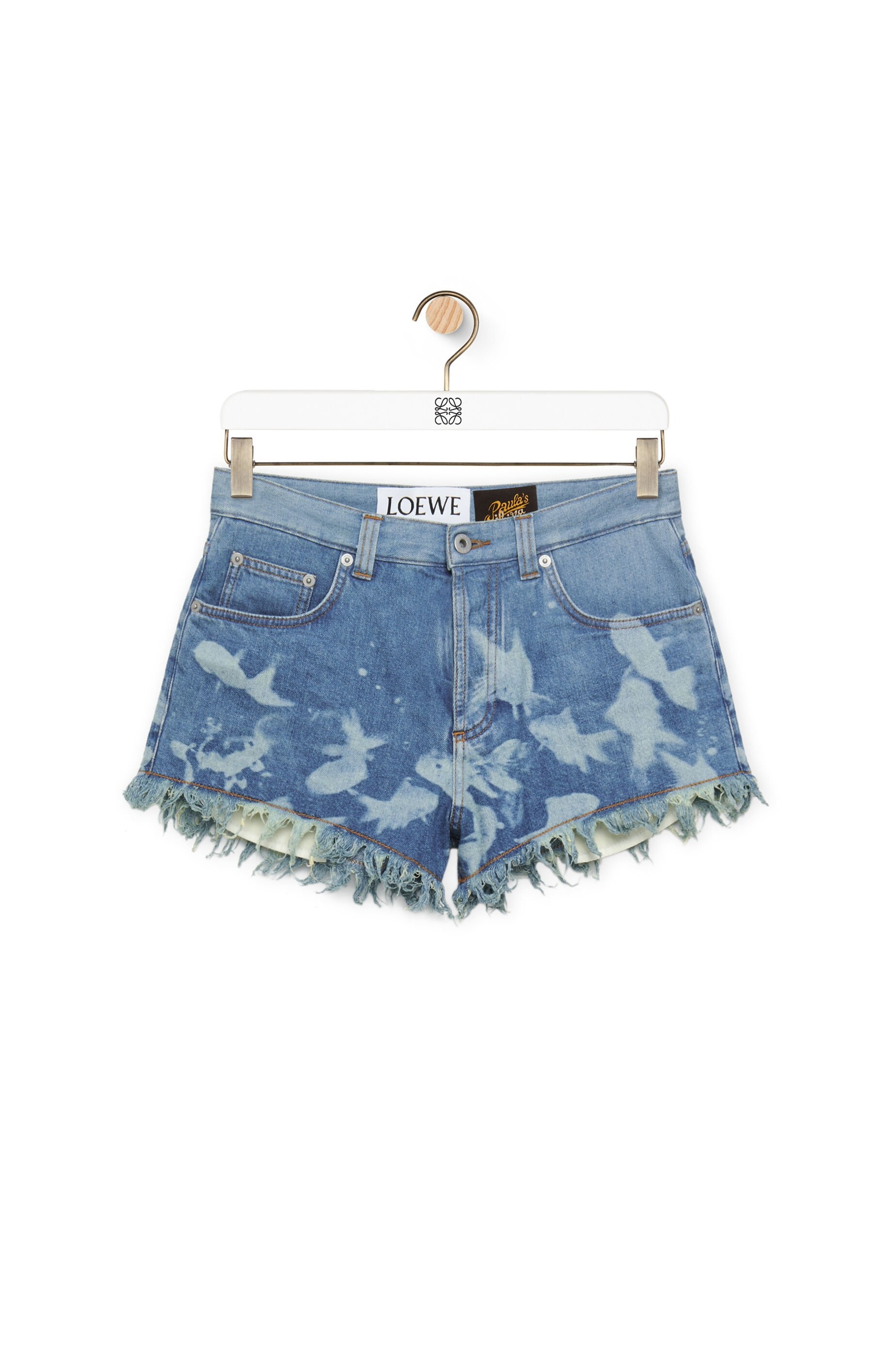 Fish shorts in denim - 1