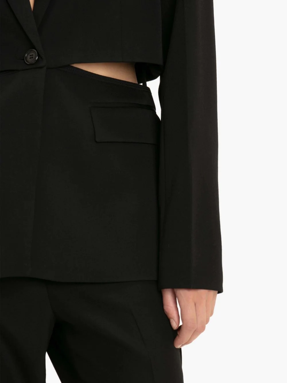SLIM LEG TUXEDO TROUSERS - 5