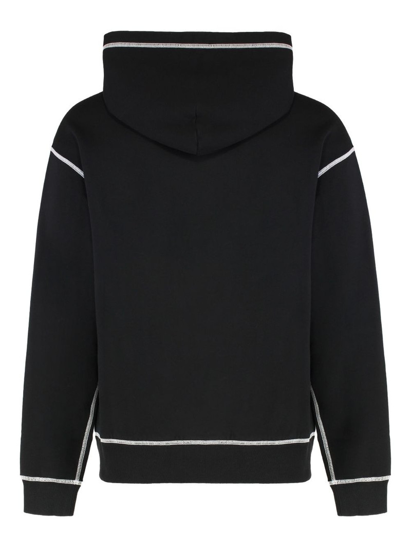 Dolce & Gabbana logo-print cotton hoodie outlook