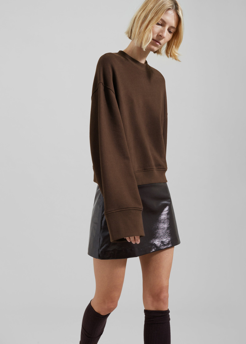 Talia Sweatshirt - Brown 10