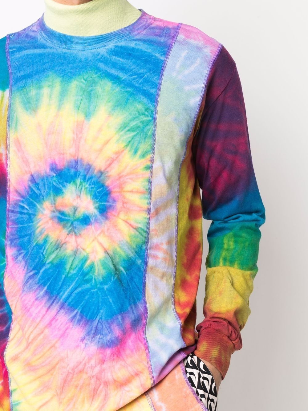 tie-dye print jumper - 5