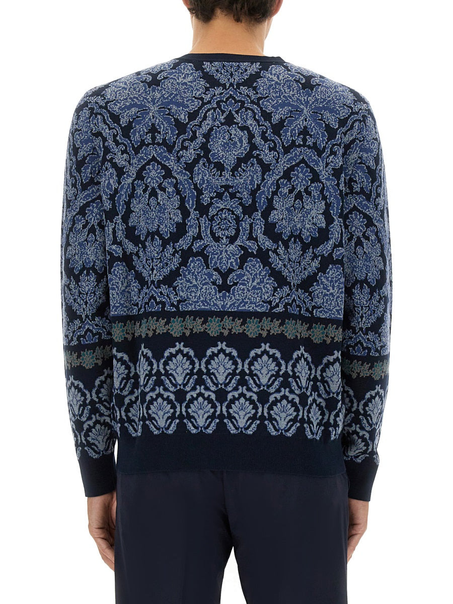 Etro Men Cotton Jacquard Knit - 3