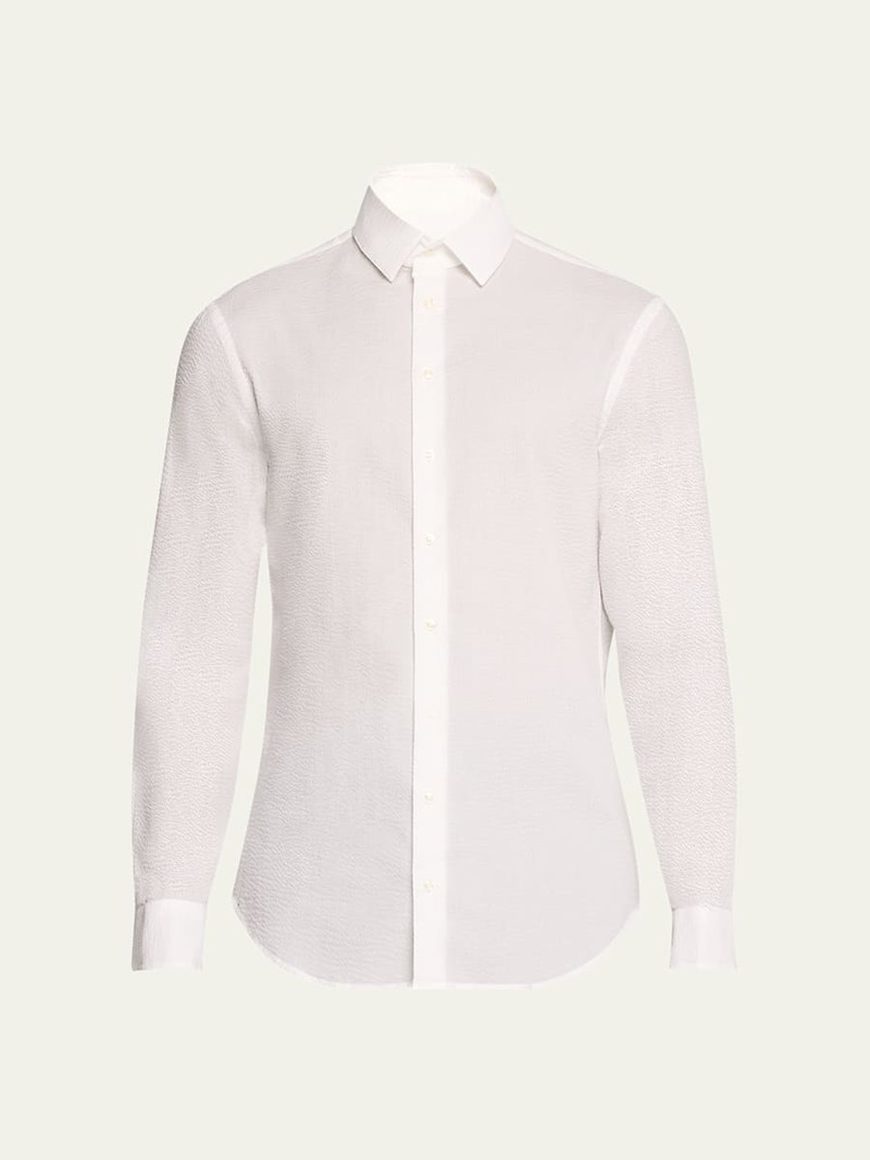 Men's Seersucker Sport Shirt 1