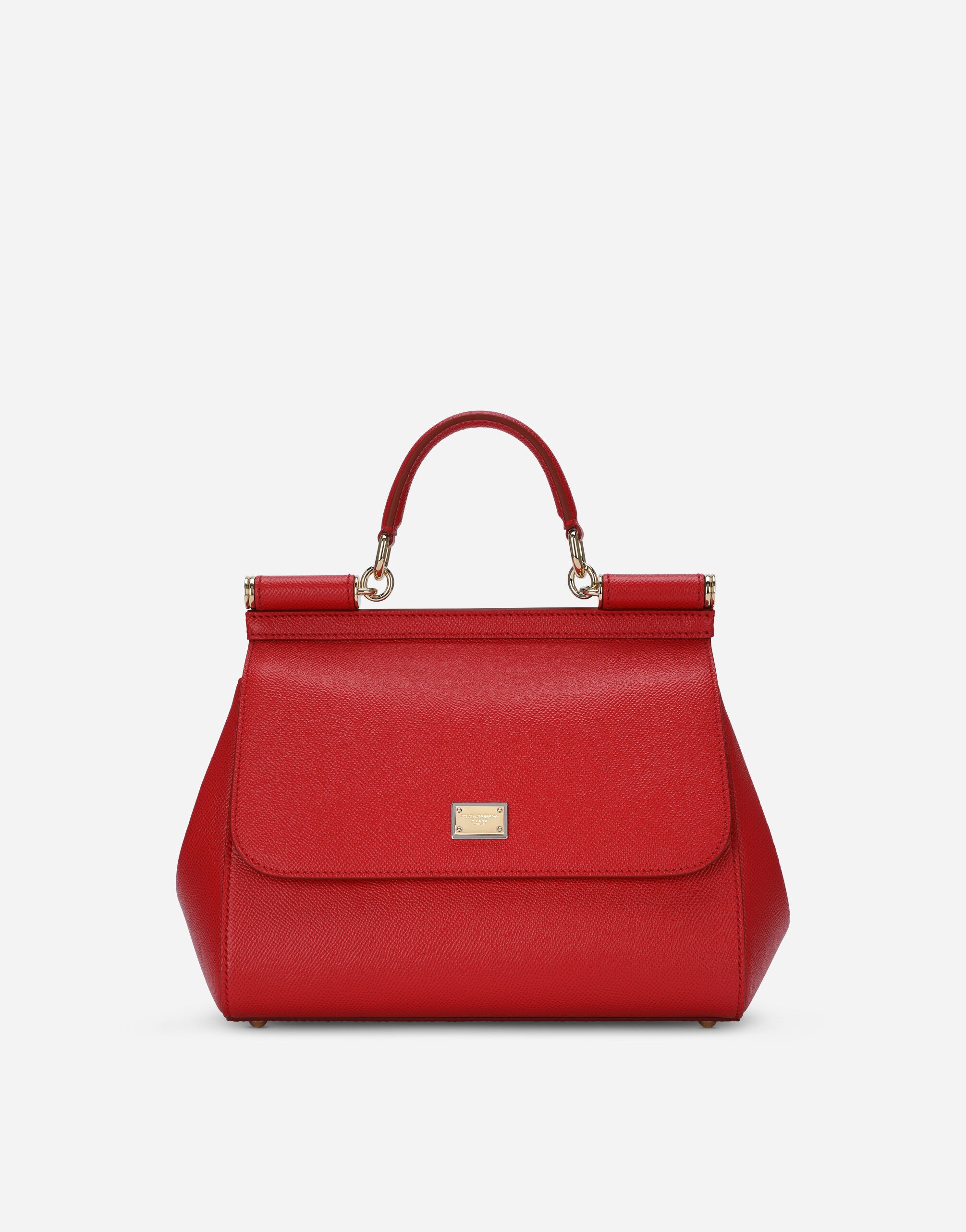 Medium Sicily handbag in dauphine leather - 1