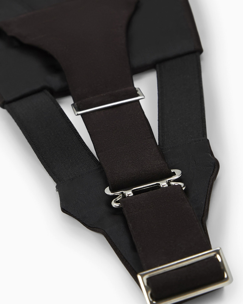 GIORGIO ARMANI Silk tuxedo cummerbund outlook