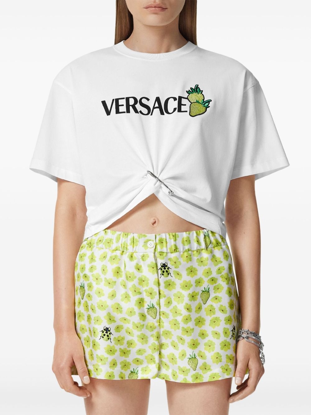 logo-print T-shirt - 3
