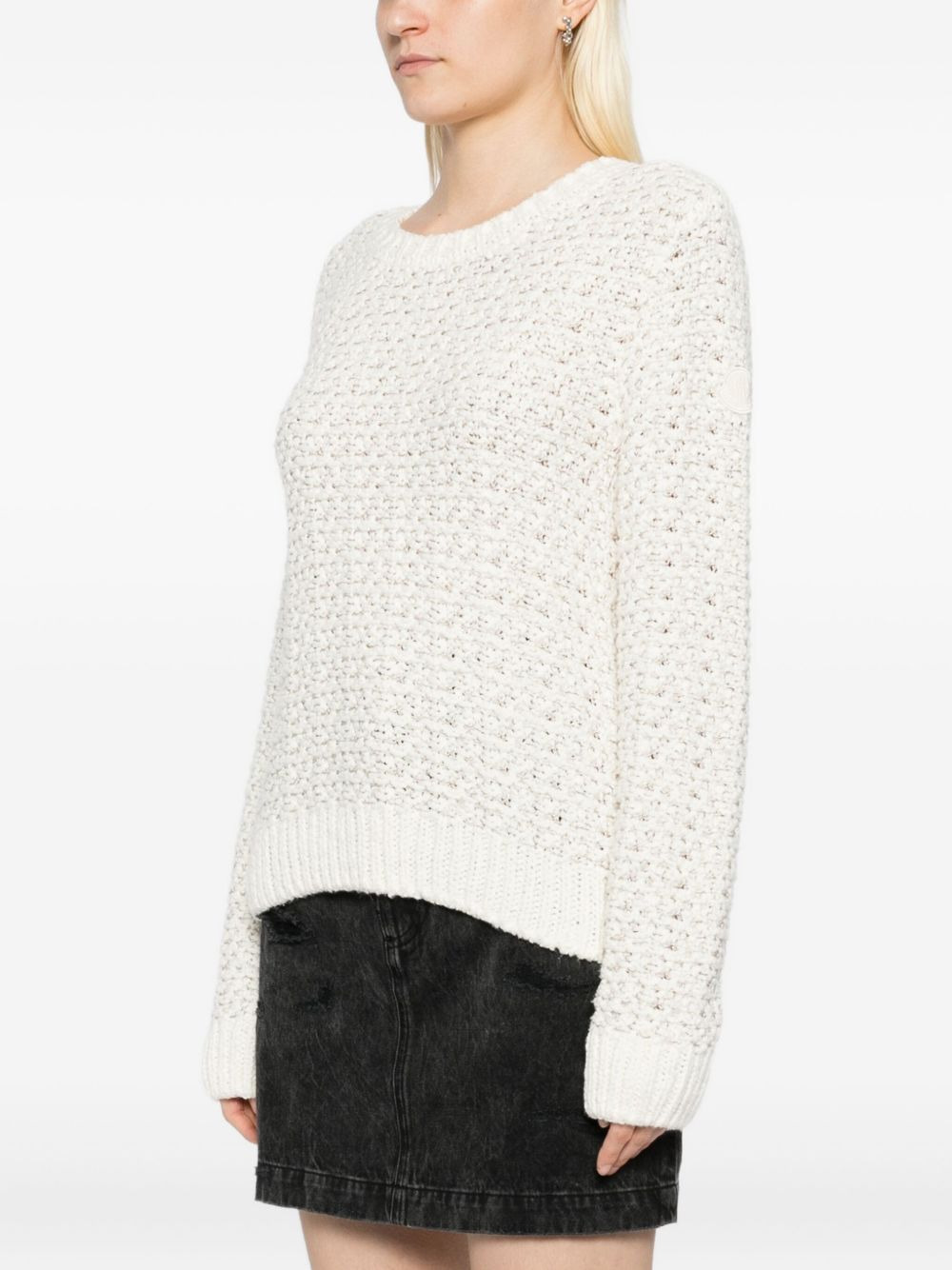 long-sleeved crew neck sweatshirt - 3