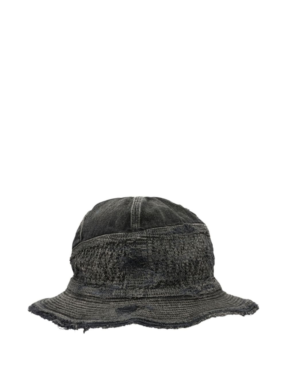 frayed-details bucket hat - 2