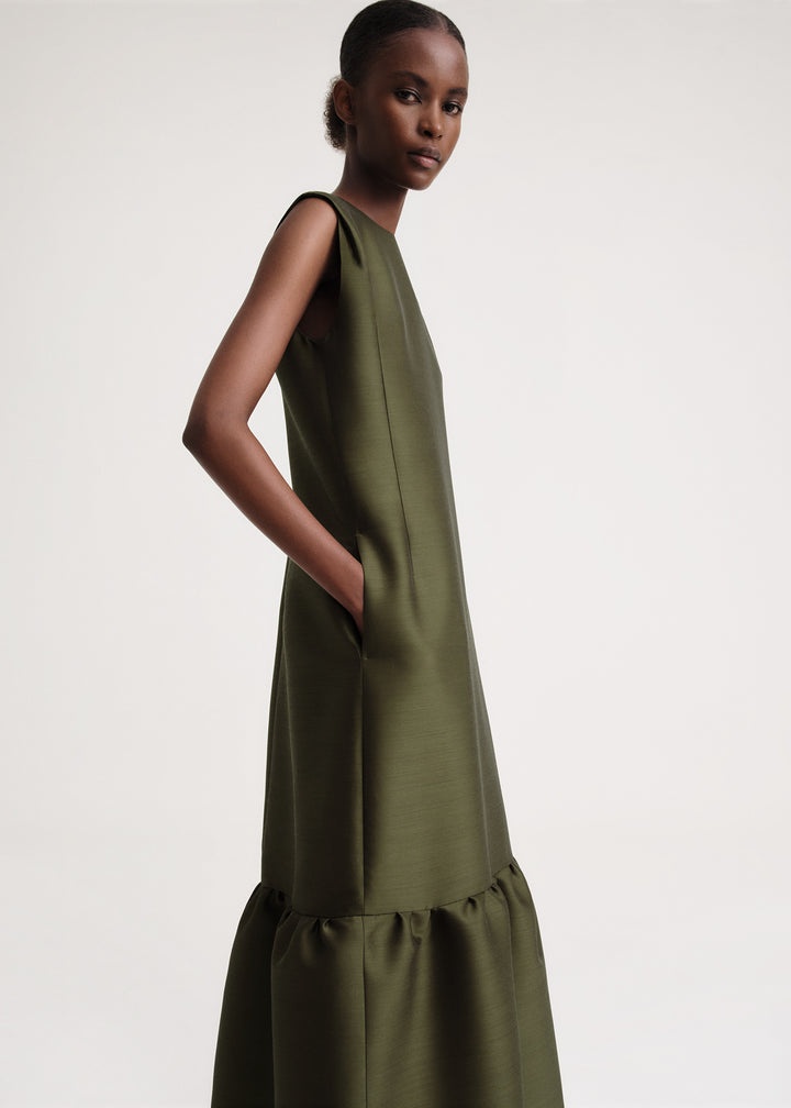 Gathered-hem dress martini - 6