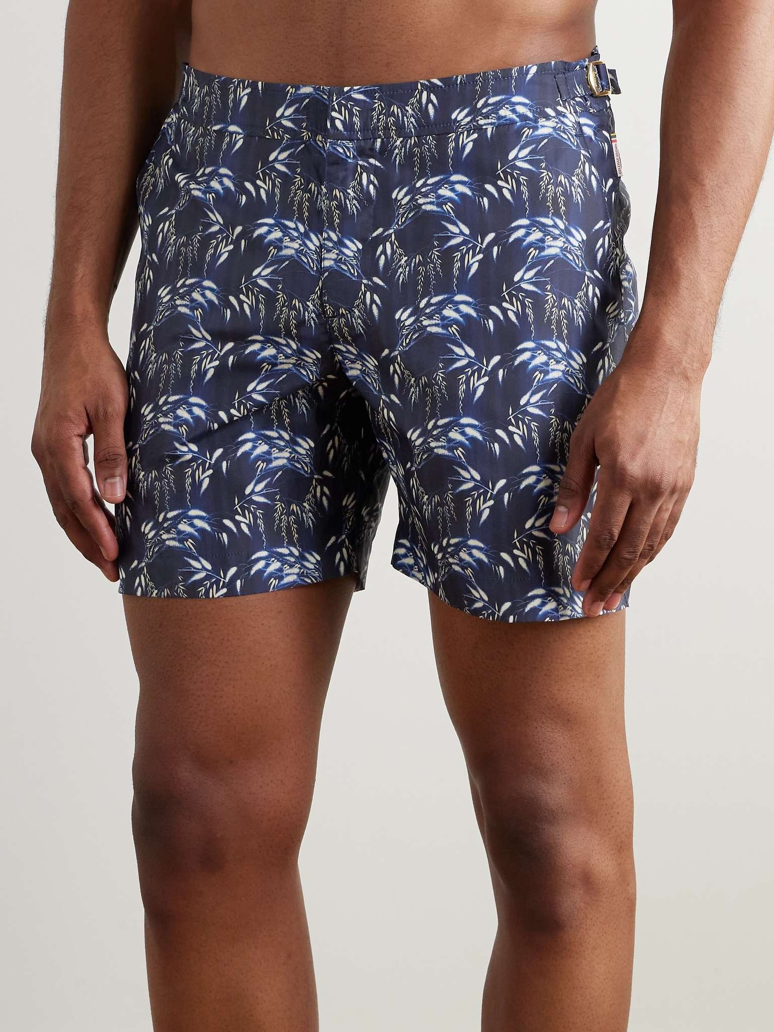 Bulldog Slim-Fit Mid-Length Printed Recycled Swim Shorts - 2