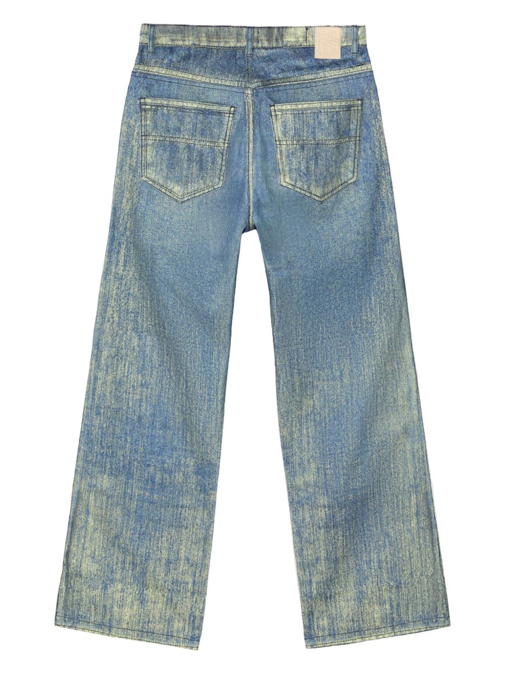 distressed straight-jeans - 2
