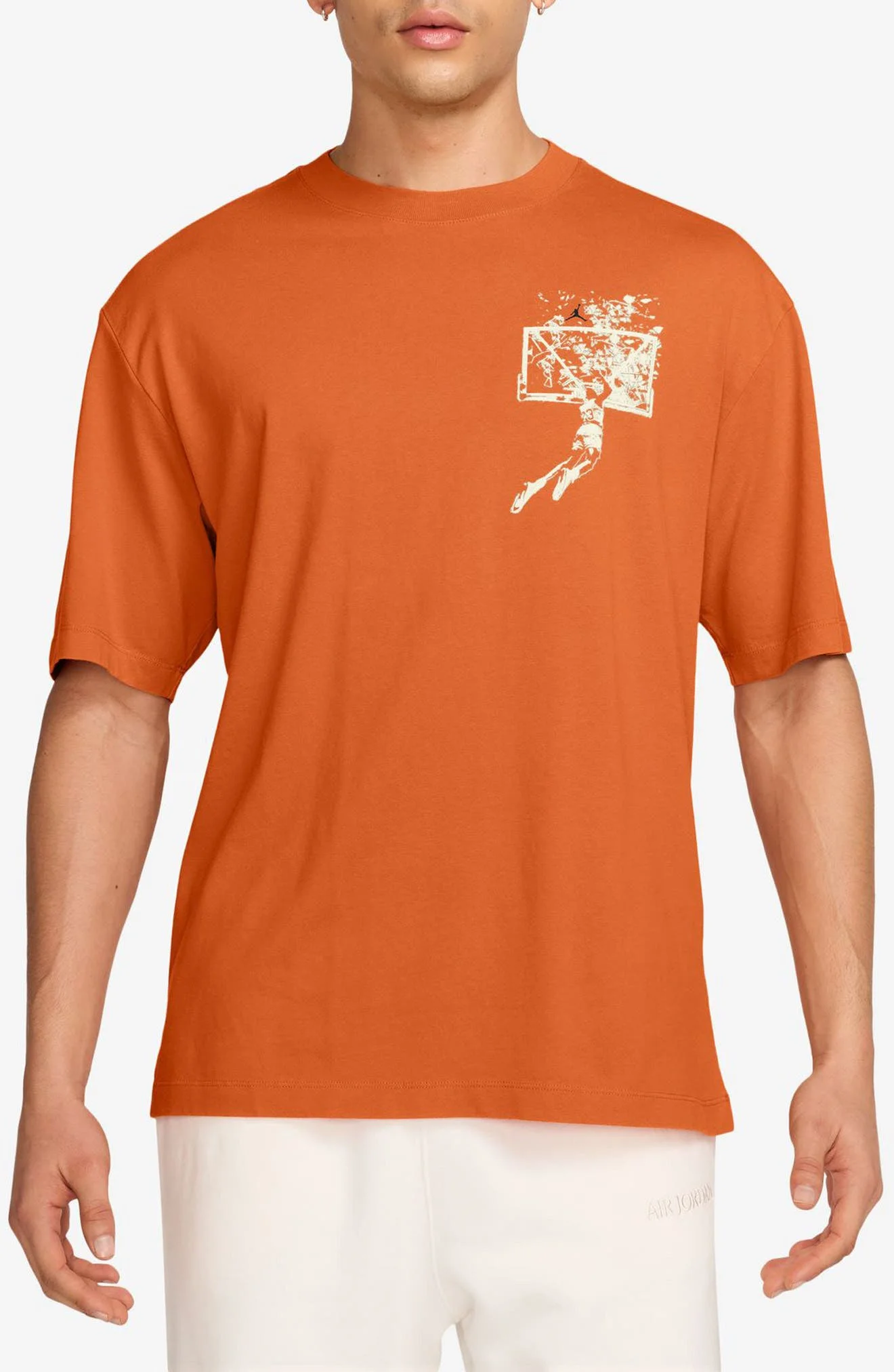 Jordan 1985 Oversize Graphic T-Shirt in Starfish/Sail at Nordstrom - 1