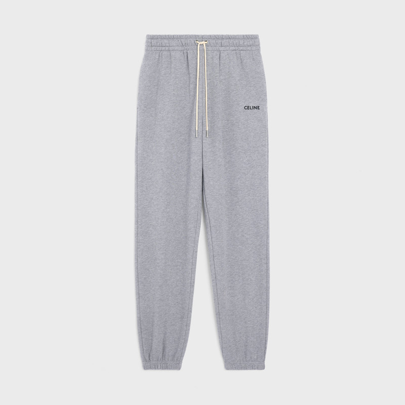 CELINE-EMBROIDERED TRACK PANTS IN COTTON 1