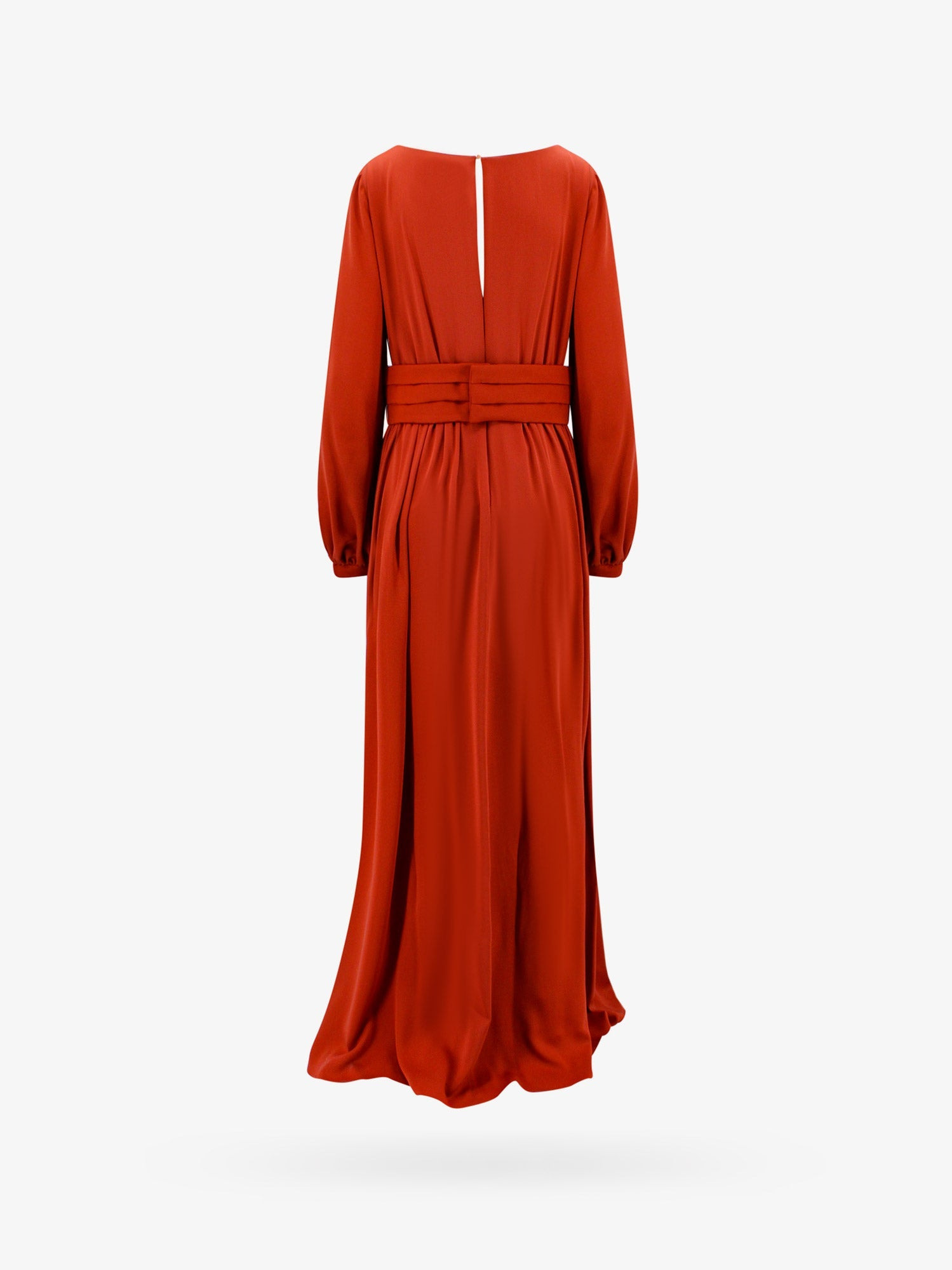 Silk Dress With Cut-Out Detail On The Back - 2