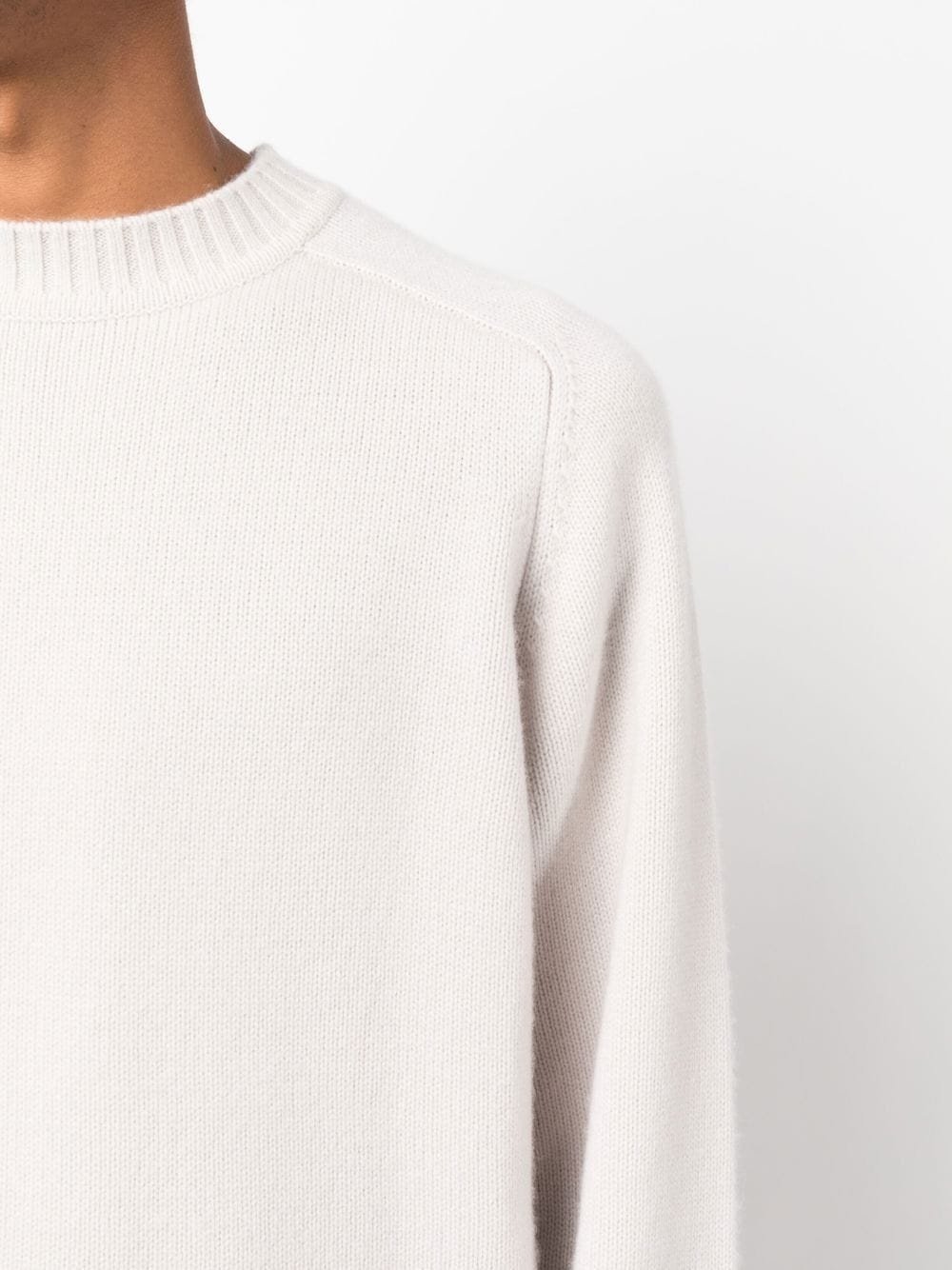 Mama crew-neck cashmere jumper - 6