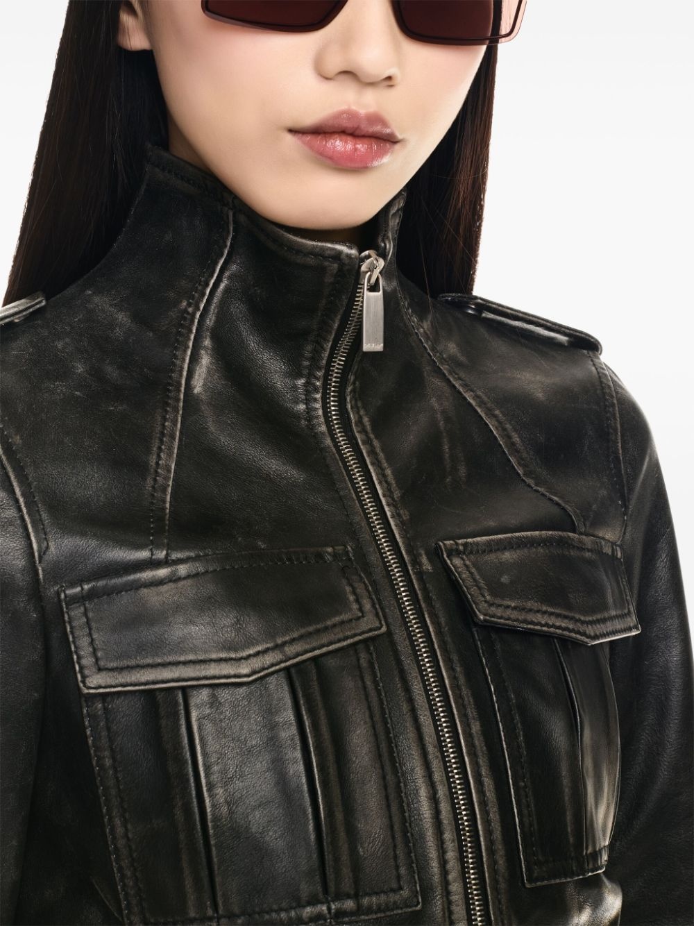 Vintage Lea leather jacket - 5