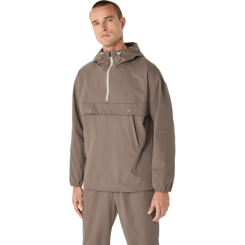 DOUBLE WEAVE RELAXED PULL OVER JACKET 1