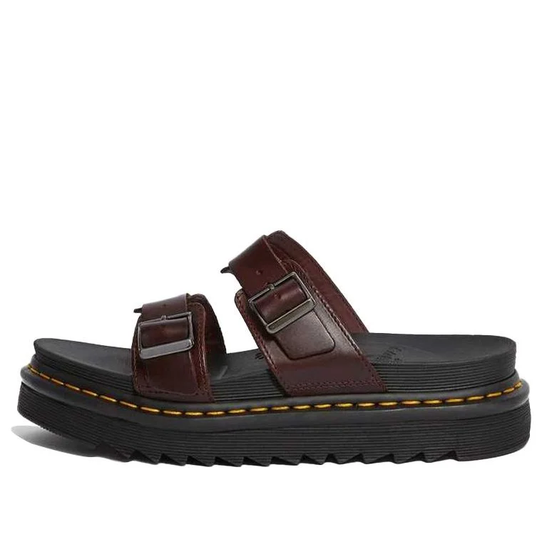 Dr. Martens Myles Brando Leather Sandals Brown 23523211 - 1