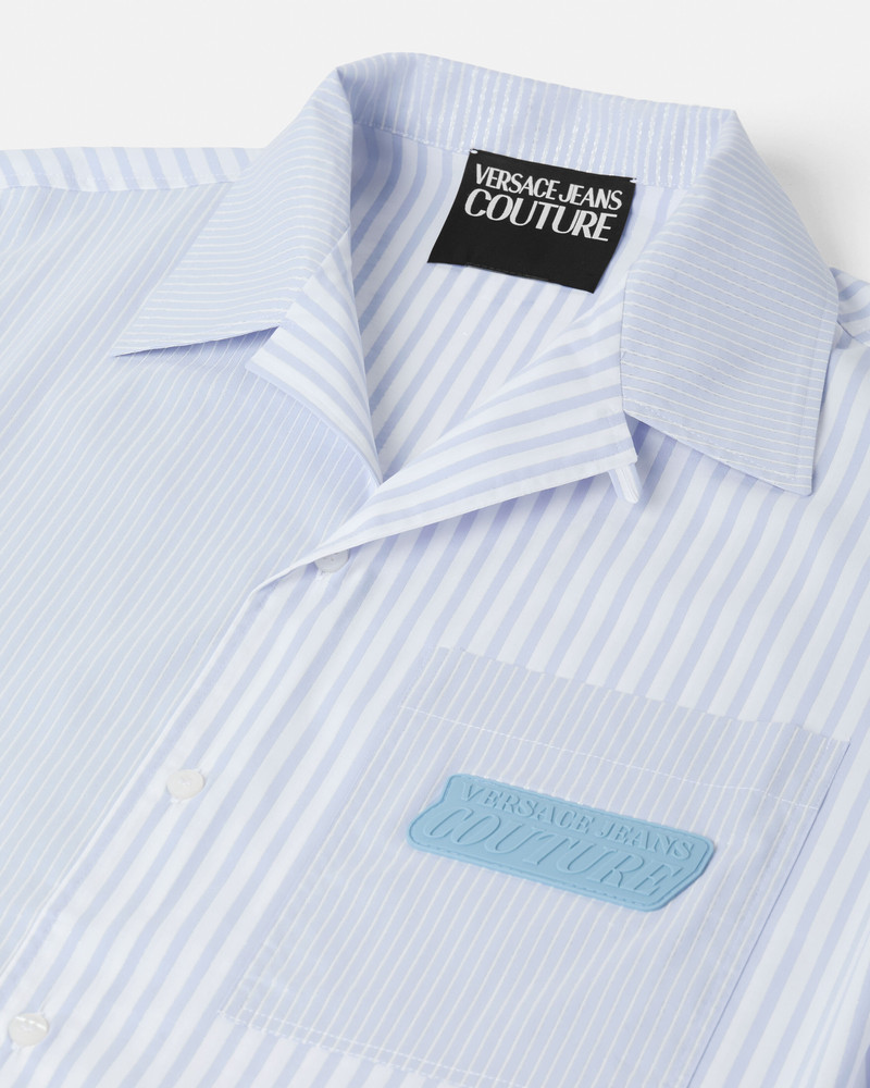 VERSACE JEANS COUTURE Striped Cotton Shirt outlook