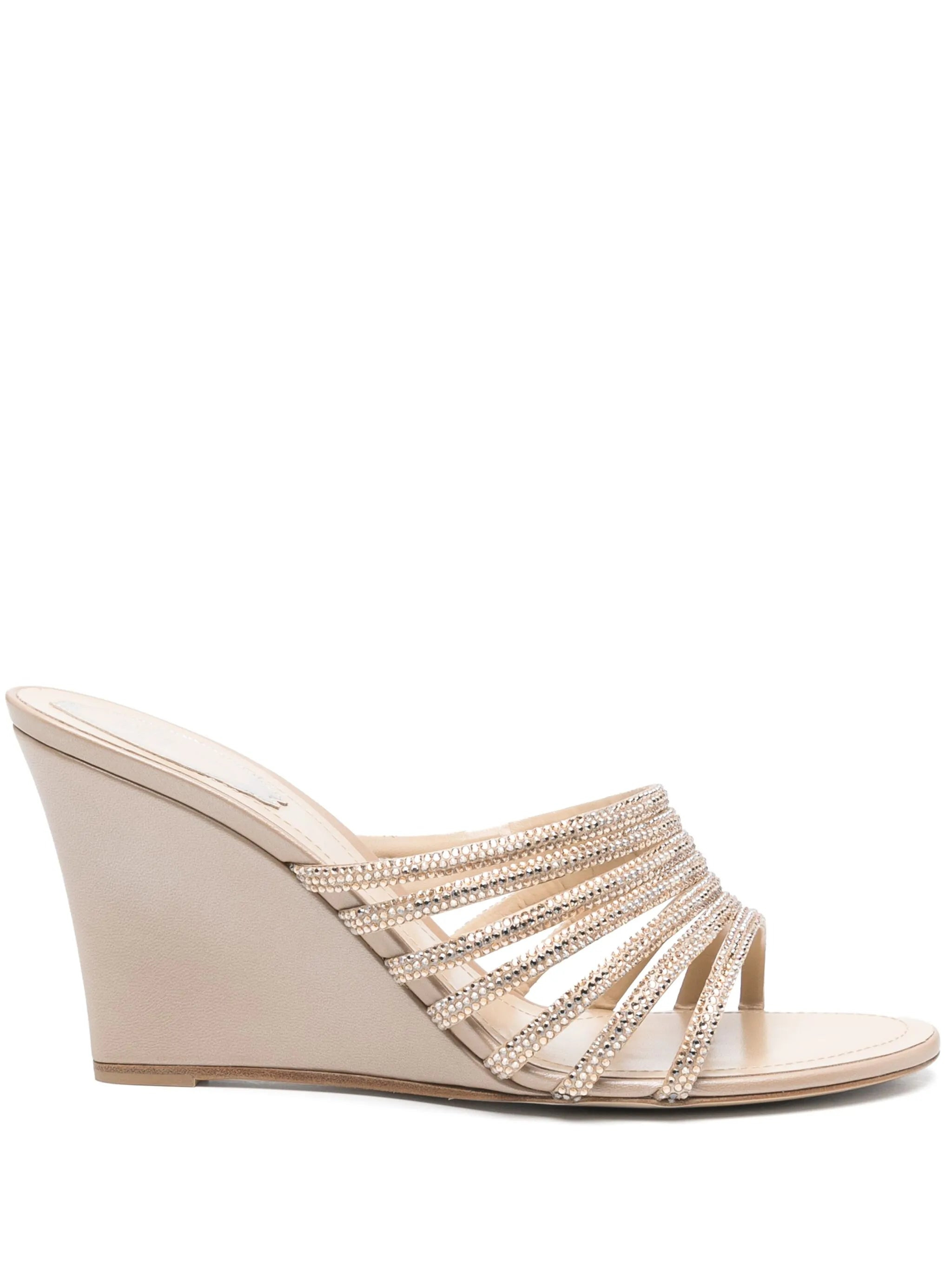 80mm crystal-embellished sandals - 1