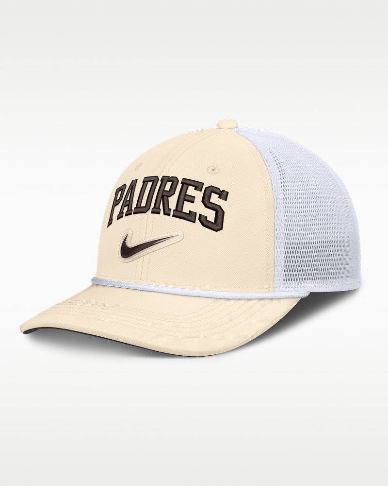 San Diego Padres Rise Men's Nike Dri-FIT MLB Trucker Adjustable Hat 1