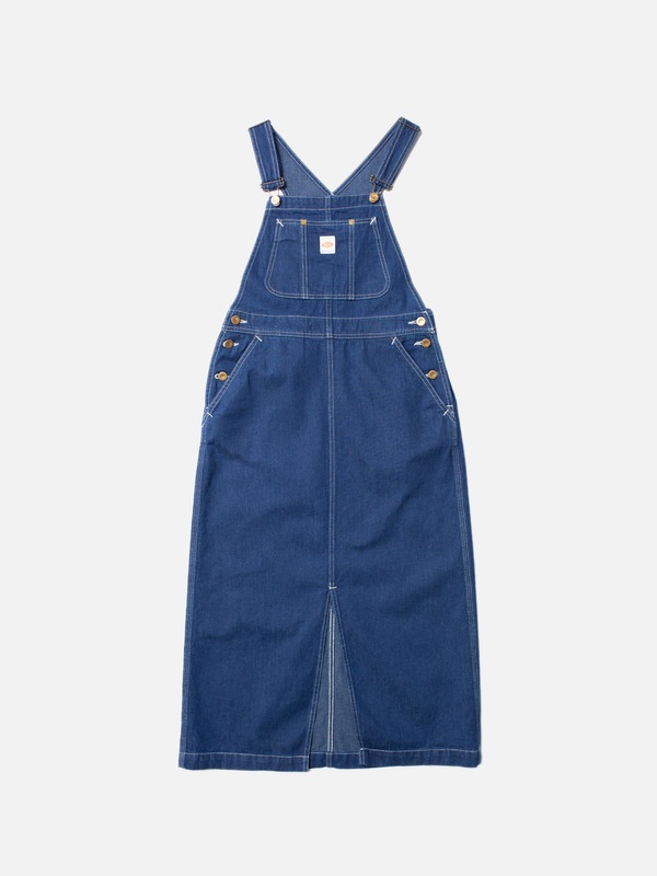 denim dungarees dress