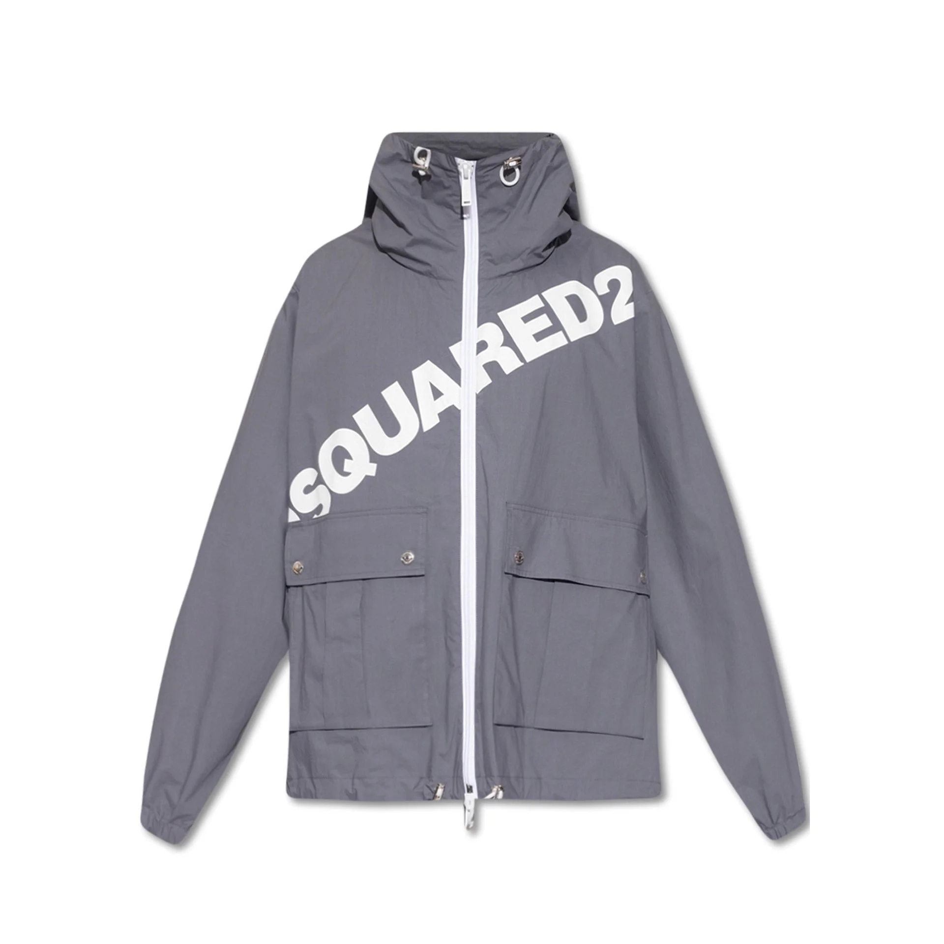 Dsquared2 Logo Hooded Windbreaker Men - 1