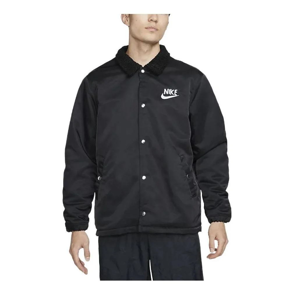 Nike Lined winterized coach jacket 'Black' DQ4192-010 - 1