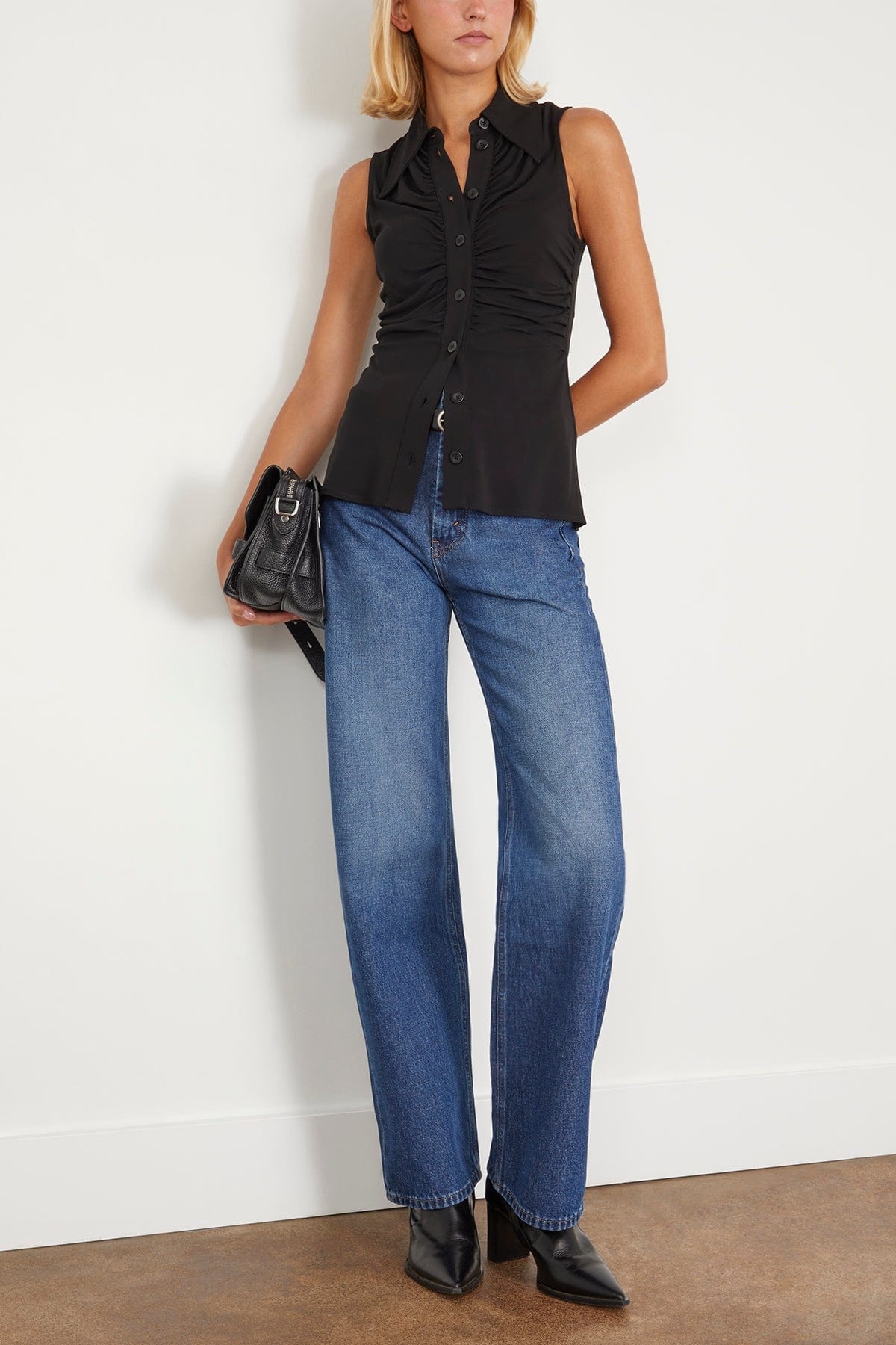 Ease Denim Jeans in Mid Blue - 2