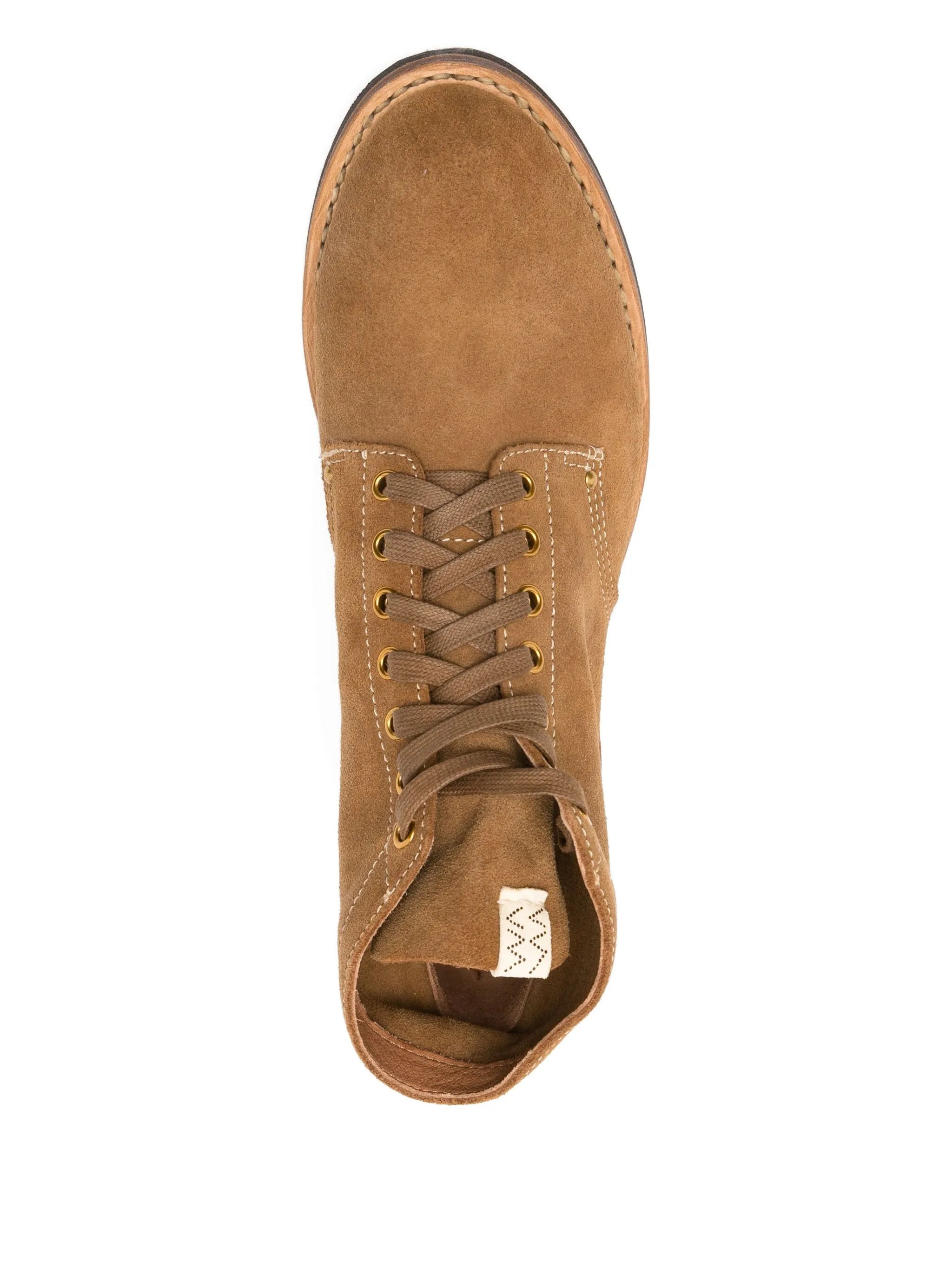Brigadier lace-up suede boots - 4