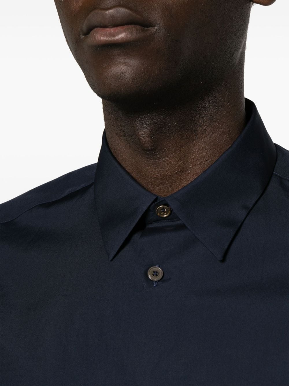 classic-collar cotton shirt - 5