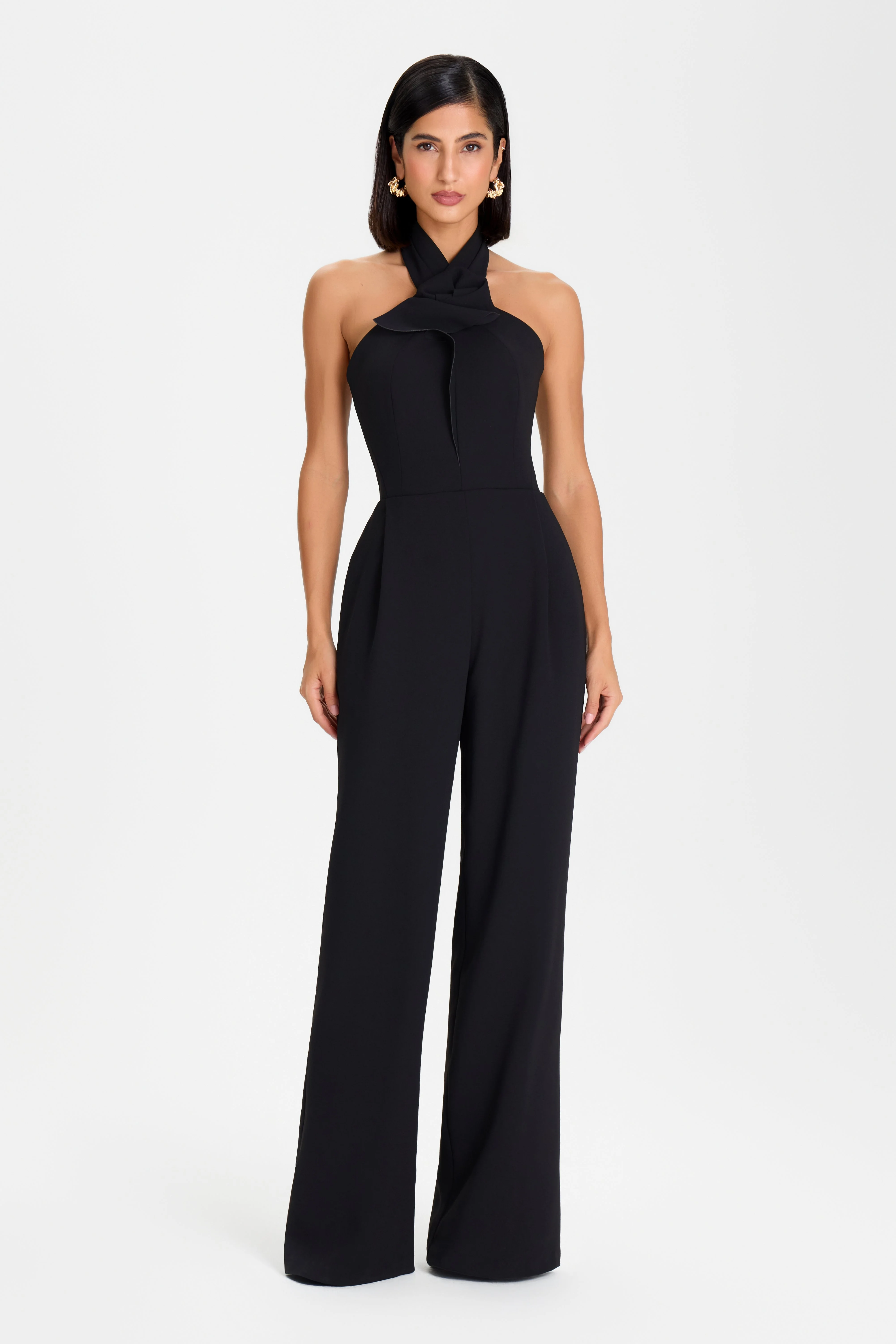 PETRA BLACK JUMPSUIT - 1