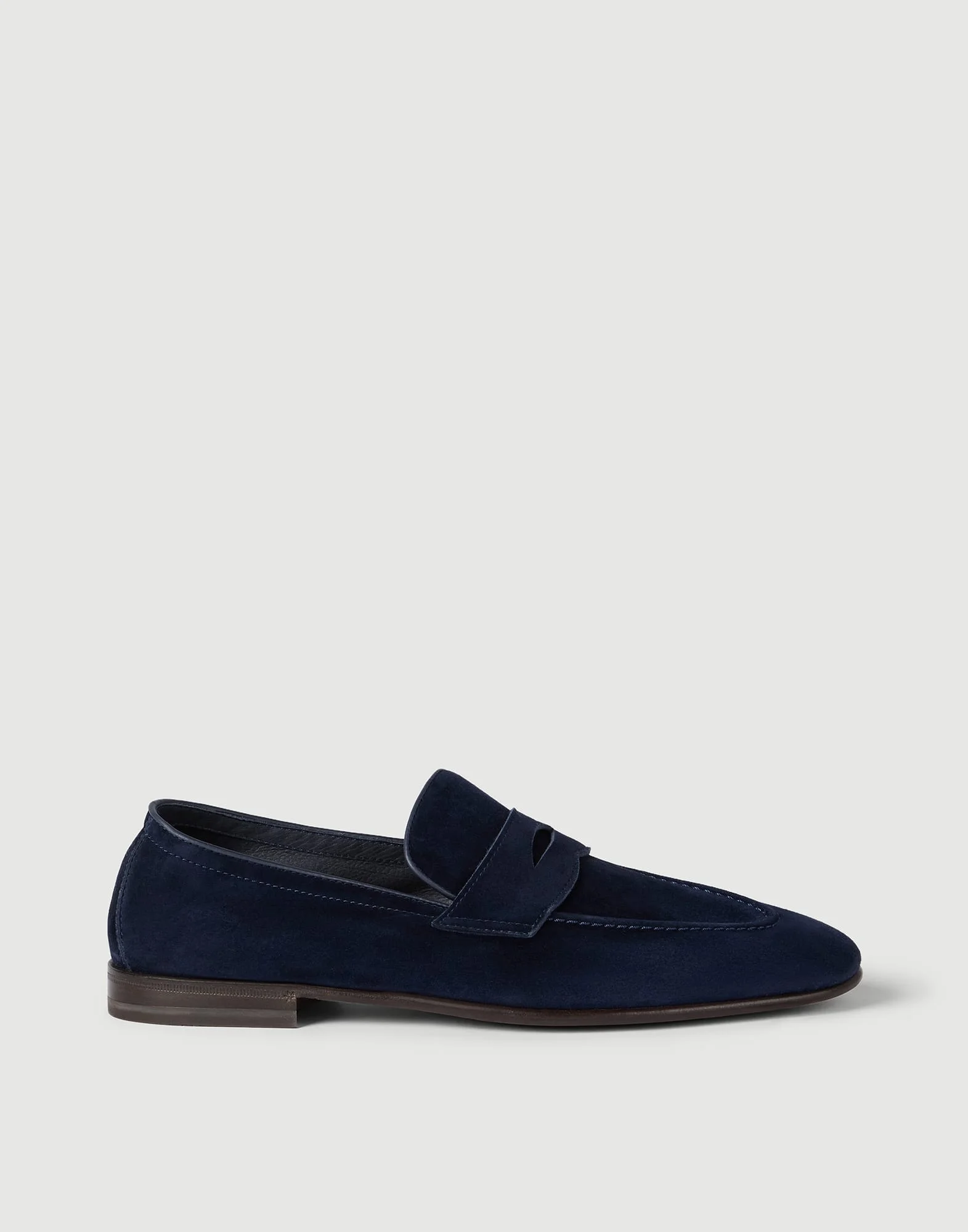 Suede soft penny loafers - 1