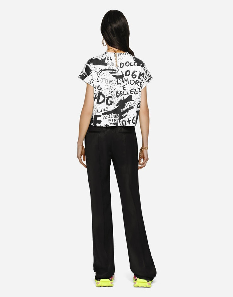Twill palazzo 바지 3
