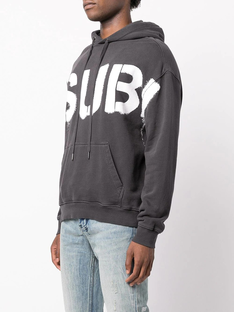 graffiti stencil logo hoodie 3