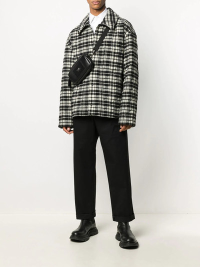 Neil Barrett cropped straight-leg trousers outlook