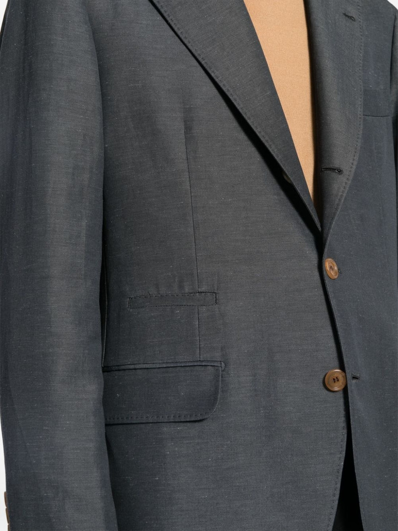 single-breasted wool-blend blazer 5
