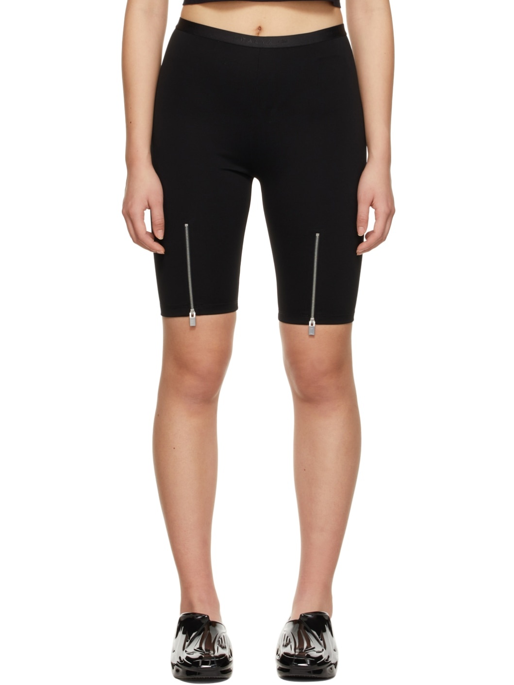 Black CR Biker Shorts - 1
